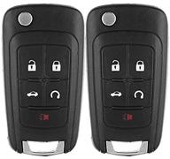 🔑 ключ-брелок eccpp (корпус) для chevy cruze, gmc terrain, buick allure, lacrosse, regal, verano, encore, camaro, malibu, equinox, sonic, impala, oht01060512 (2 шт) логотип