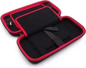 img 1 attached to Soyan Carry Case for Nintendo Switch with 2 Tempered Glass Screen Protectors in Red - Enhanced SEO