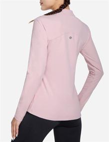 img 3 attached to 🔥 Warmth and Style Combined: BALEAF Women's Pullover Fleece Mock Neck Tops for Running and Hiking in Cold Winters