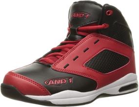 img 4 attached to Ultimate performance with Typhoon AU Basketball Black Little Girls' Athletic Shoes