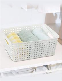 img 2 attached to Easymanie Plastic Storage Basket 6 Pack