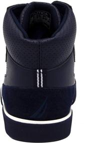 img 2 attached to Nautica Kids Horizon Sneaker: Stylish Lace-Up Fashion Shoe with Boot-Like High Top (Big Kid/Little Kid)