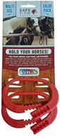 prevent horse injuries with the safety tie-in horse tether tie: horse safety release tie-down clip (2pcs) logo
