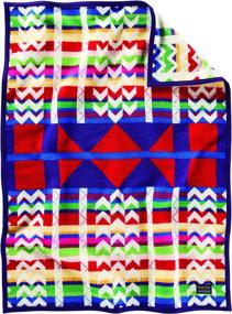 img 1 attached to Morning Cradleboard Pendleton Jacquard Muchacho Kids Blanket - One Size