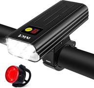 🚲 ivict bike light set: usb rechargeable with power display, ipx6 waterproof, super bright led headlight – 1600 lumens, 5 lighting modes – perfect for road and mountain bicycles logo