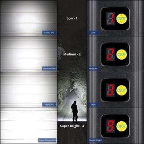 img 3 attached to 🚲 iVict Bike Light Set: USB Rechargeable with Power Display, IPX6 Waterproof, Super Bright LED Headlight – 1600 Lumens, 5 Lighting Modes – Perfect for Road and Mountain Bicycles