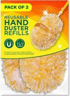 millifiber reusable refills for swiffer hand duster, 360 degree dry duster heavy duty refills, 2-pack - ultimate cleaning efficiency (handle not included) logo