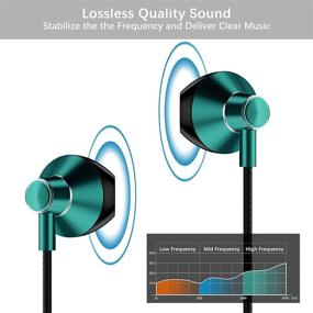 img 2 attached to 🎧 USB C Headphones for iPad Mini 5 and Other Devices, Jiunai Type C Earphone Digital Hi-Fi DAC Earbuds with Mic, Wired Control Headset for Enhanced Bass and Noise Reduction on iPad Pro, Samsung S21, S20 FE, OnePlus 9 Pro, Google Pixel 5 XL