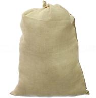 🛍️ high-quality cleverdelights 30"x40" burlap bags - 2 pack - durable stitching for heavy-duty use logo