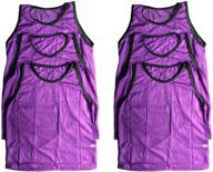 premium purple sports pinnies: top-quality scrimmage boys' clothing for active athletes logo
