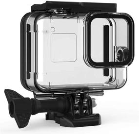 img 4 attached to F1TP Waterproof Case Accessories for GoPro Hero 8 Black: 60M/196ft Underwater Diving Housing Shell with Quick Release Mount and Thumbscrew - Enhanced SEO
