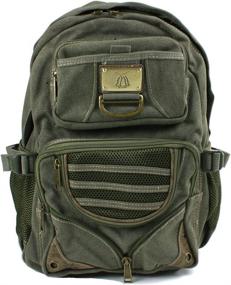 img 3 attached to Backpack School College Pack Olive Drab Main Compartment