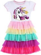 rainbow unicorn birthday toddler little girls dresses party outfit for girl clothes logo