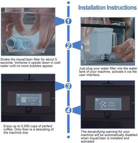 img 1 attached to Enhance Your Coffee Experience with 2-Pack Spring Source CMF009 Water Filter Replacement for Philips Saeco AquaClean CA6903