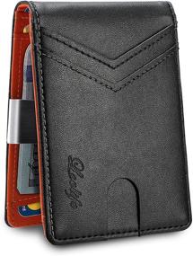 img 4 attached to Lovlife Wallet Capacity Blocking Wallets Men's Accessories for Wallets, Card Cases & Money Organizers