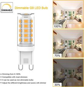 img 2 attached to 💡 3000K Flicker-Free Dimmable Halogen Replacement