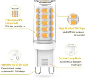 img 1 attached to 💡 3000K Flicker-Free Dimmable Halogen Replacement