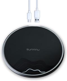 img 4 attached to SUNNNU Wireless Qi Certified Charging Compatible