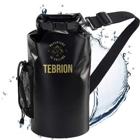 img 4 attached to 🎒 TEBRION 10L / 10L + 20L Premium Waterproof Dry Bag - Thick, Lightweight &amp; 100% Waterproof - Roll Top Sack to Keep Gear Dry and Safe - Ideal for Kayaking, Rafting, Boating, Surfing - Available in Various Colors &amp; High-Value Sets!