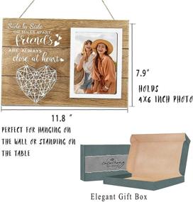 img 2 attached to Cocomong Best Friend Picture Frame: The Perfect Gift for Women and Long Distance Friendships