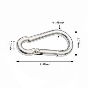 img 1 attached to 🔗 XCHTX Carabiner: The Ultimate Stainless Steel Travel Connection Tool