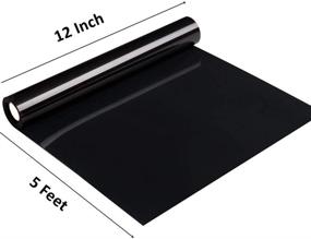 img 3 attached to 🎨 Branger HTV Vinyl Rolls - 12 Inch × 5 Feet PU Heat Transfer Vinyl, Simple Cut & Weed Compatible with Cameo Silhouette & Cricut, Iron on Vinyl for DIY T-Shirts, Bags, and Other Textiles (Black)