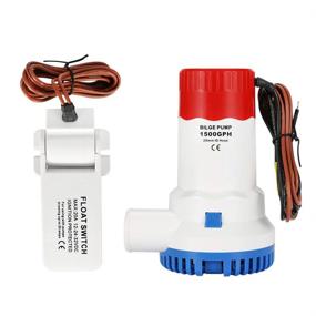img 4 attached to 🚤 Эффективный насос для подвала AIRTAK для лодки DC12V 1500GPH - Насос для воды с низким уровнем шума и выключателем - Легко используемый 12-вольтовой небольшой насос для подвала