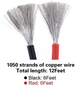 img 1 attached to 🔌 Glarks Gauge Silicone 12FT Flexible: Versatile and Durable Wire Insulation Solution