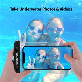 img 3 attached to Waterproof Phone Pouch [4-Pack] for iPhone 12, Galaxy S21, and more – Underwater Cellphone Dry Case for Outdoor Adventures