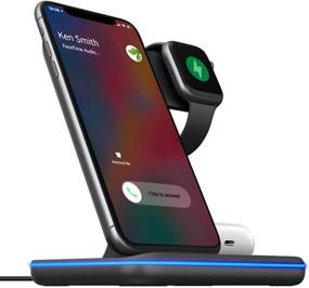 img 1 attached to Беспроводная зарядная станция ThunderB Airpods