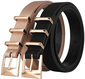 img 4 attached to Belts Women Fashion Waist Skinny