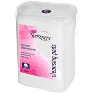 swisspers premium facial cleansing cotton logo