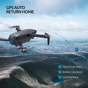 img 2 attached to ✈️ Tomzon D40 Drone with 4K Camera: GPS FPV EIS Quadcopter for Adults, 27Mins Flight Time, Auto Return Home, Tap Fly - Buy Now!