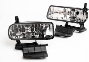 img 2 attached to Прозрачные линзы пара оригинальных противотуманных фар для Chevrolet Tahoe