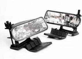 img 1 attached to Прозрачные линзы пара оригинальных противотуманных фар для Chevrolet Tahoe