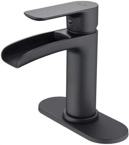 img 4 attached to 🚿 Single-handle NEWATER Waterfall Bathroom Faucet