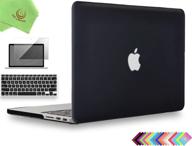 ueswill 3 in 1 matte hard case: macbook pro (retina, 13 inch, late 2012-2015), a1425/a1502 - black логотип