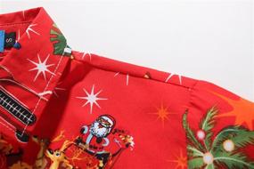 img 1 attached to 🌺 Vibrant Hawaiian Christmas Shirts for Boys - SSLR Clothing Collection