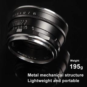 img 2 attached to 📷 Pergear 25mm F1.8 Manual Focus Lens: Perfect for Olympus and Panasonic Micro Four Thirds MFT M4/3 Cameras (Black)