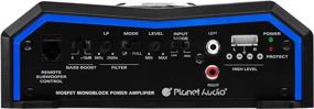 img 2 attached to 🚗 Planet Audio PL1500.1M Monoblock Car Amplifier - 1500W, 2/4 Ohm Stable, Class A/B, Mosfet Power Supply