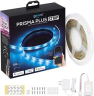 geeni prisma plus strip smart wi-fi led light strip kit 9.8ft: enhanced colors, tunable white temperature, alexa compatible, multicolor lights for tiktok логотип