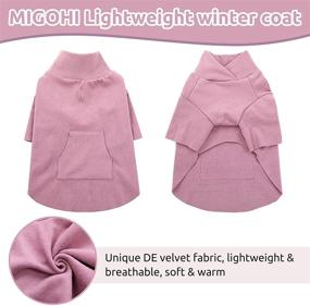 img 1 attached to 🐶 MIGOHI Dog Fleece Vest Sweater: Comfortable & Stylish Winter Apparel for Dogs