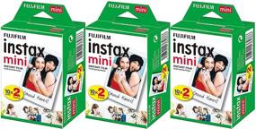 img 4 attached to 📸Пленка Fujifilm Instax Mini Instant - 3 двойных пакета (60 общих фотографий) - Международная версия: Захватывая воспоминания с легкостью
