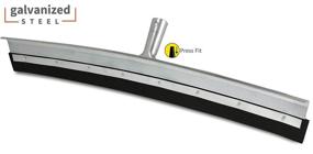 img 2 attached to 🧼 Efficient Cleaning with Unger Professional AquaDozer MAX Smooth Surface Curved Floor Squeegee, 36-inch