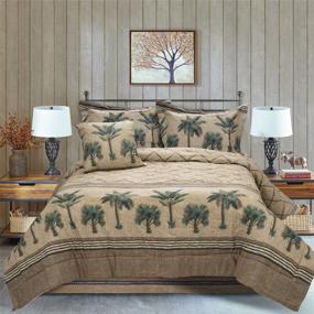 img 4 attached to Kona Tropical King Bedding Set