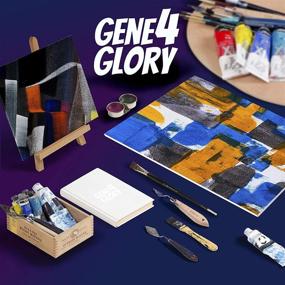 img 1 attached to 🎨 10 Pack of GENE4GLORY Artist Canvas Panel Boards, 5 x 7 Inch for Painting