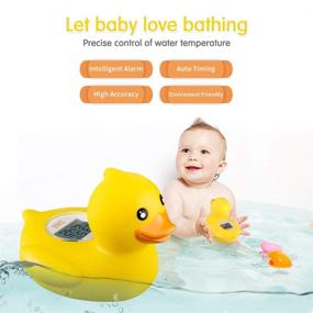 img 3 attached to 🐥 B&amp;H Classic Duck Baby Thermometer: Infant Bath Floating Toy for Safety Temperature Monitoring