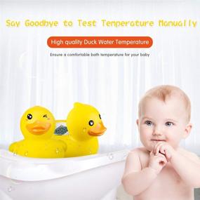 img 2 attached to 🐥 B&amp;H Classic Duck Baby Thermometer: Infant Bath Floating Toy for Safety Temperature Monitoring