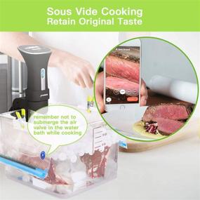 img 3 attached to Premium Sous Vide Bags Kit with Electric Pump – 30 Reusable Vacuum Food Storage Bags for Anova and Joule Cookers, 2 Sealing Clips and 6 Sous Vide Clips – Perfect for Sous Vide Cooking and Freezing