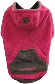 img 3 attached to FouFou Dog Fou Lar Fleece Fuchsia